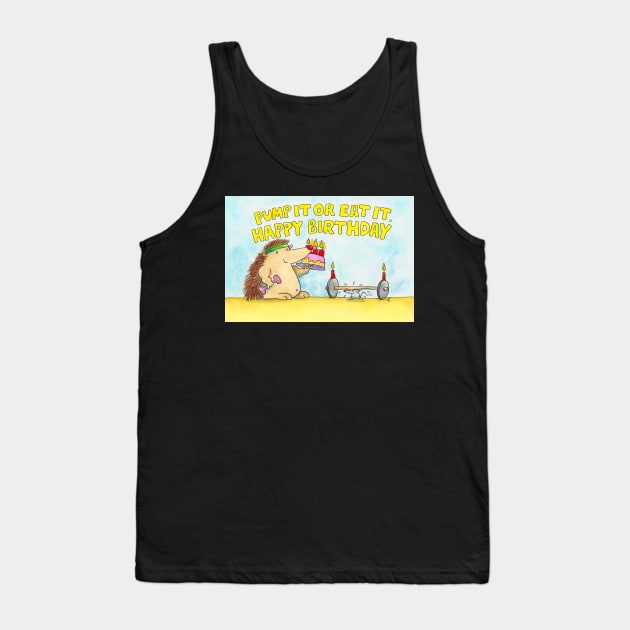 Sporty Happy Birthday Tank Top by nicolejanes